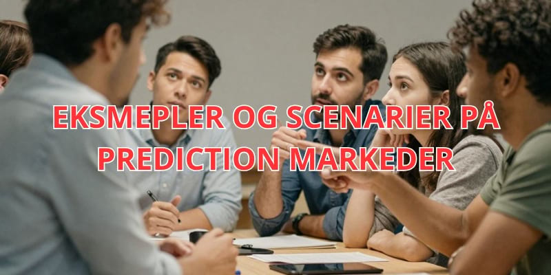 Eksempler og scenarier på prognosemarkeder og hvordan de virker.